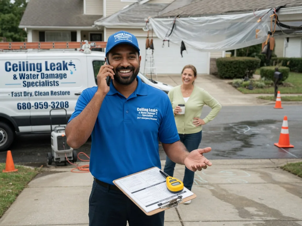 Ceiling Leak Cleanup Lac Du Flambeau, WI FAQs